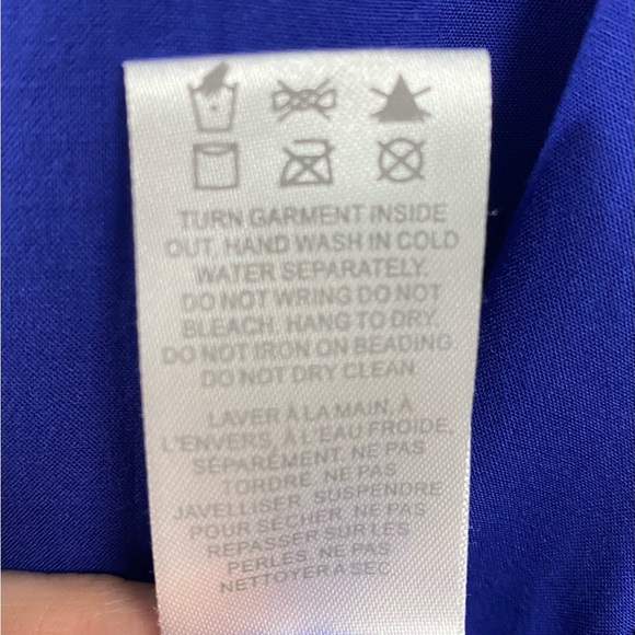 BEAUTIFUL TANK w/ BEADED COLLAR & DRAWSTRING - Picture 7 of 7